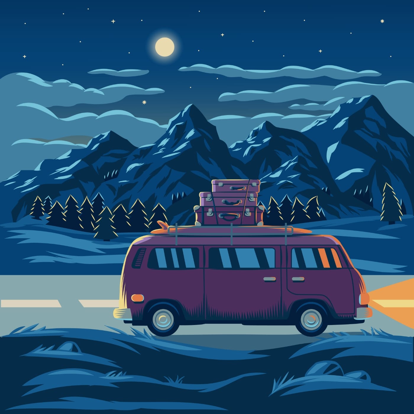 Evening Camping Trip